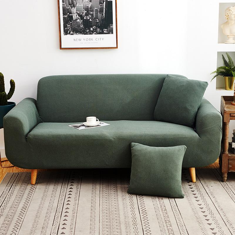 All-Inclusive Stretch Sofa Cover Fabric Corn Velvet Sofa Cover