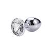 Metal Anal Plug Sex Toys Adult Anal Expansion Training Masturbation Woman/Man Ass Round Crystal Jewelry Butt Plug SM Adult