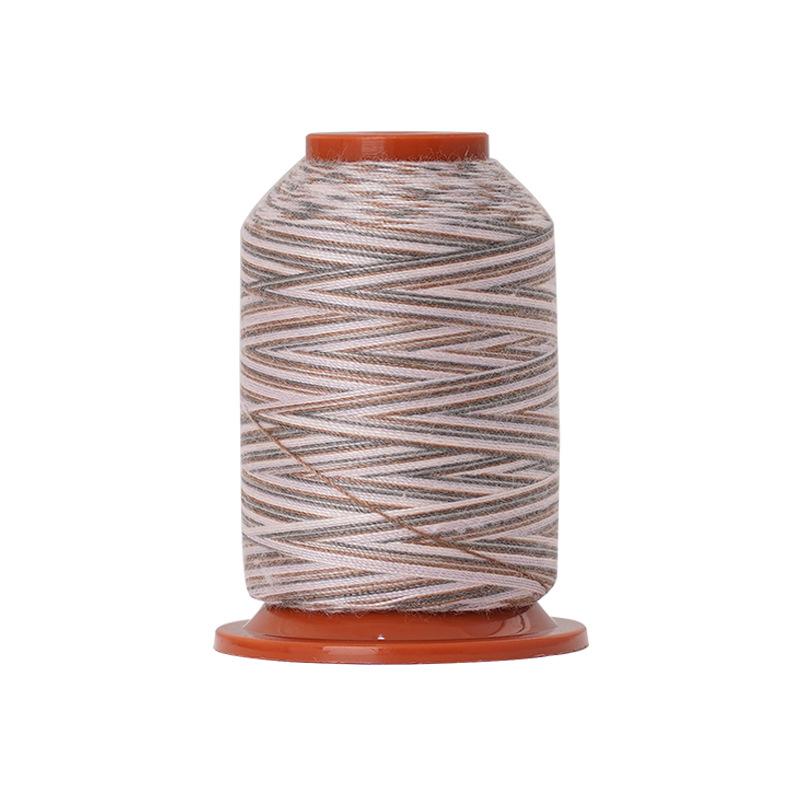 DIY Home Sewing Machine Thread Colorful Polyester Thread, Rainbow Small Roll Colorful Thread Hand Sewing Thread 402 Sewing Thread