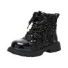 Children Short Boots for Girls Autumn Winter New Fashion Korean Style Soft Bottom Comfortable Casual Imitation Leather Shoe