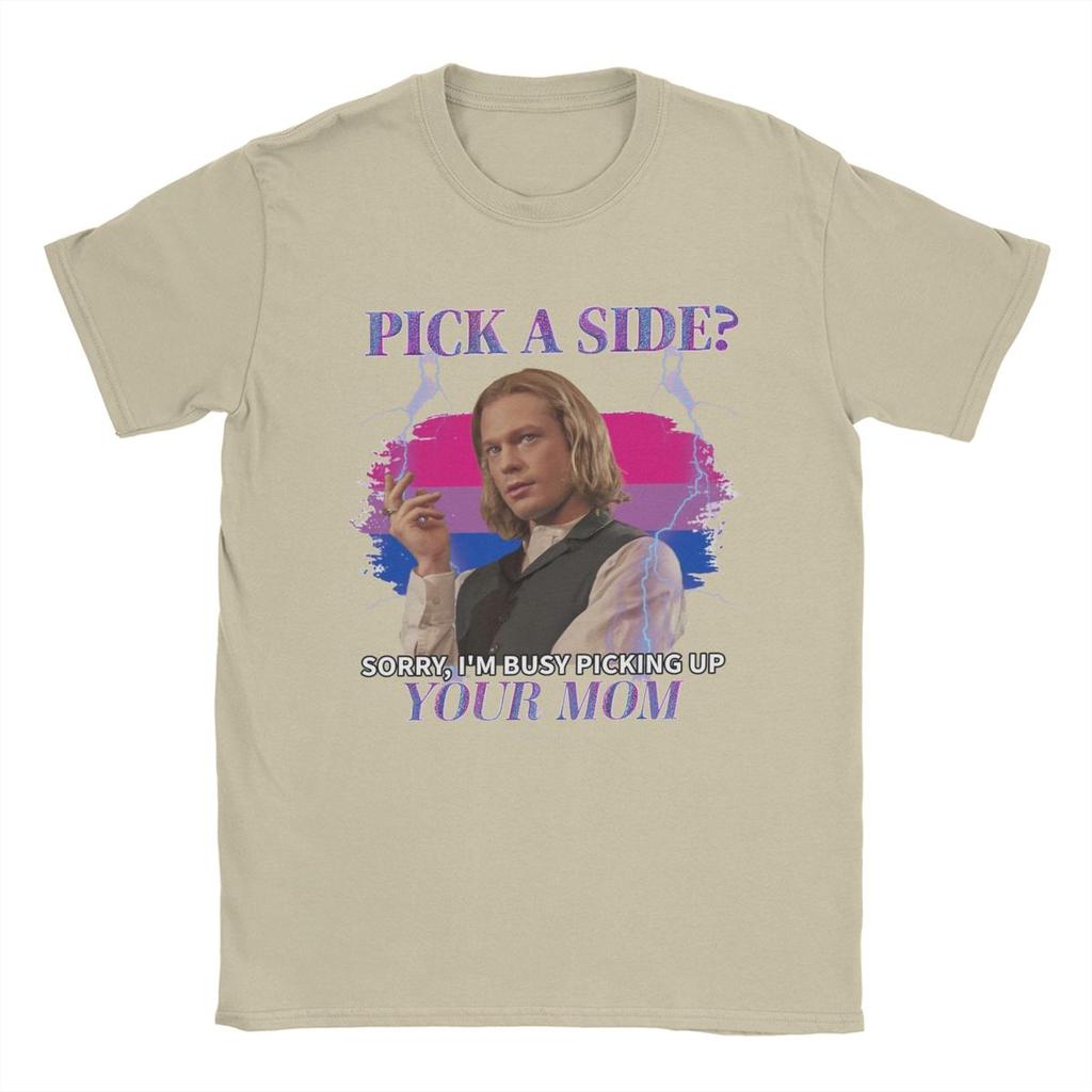 Sommer Herren Damen Bisexuell Lestat Meme Interview mit einem Vampir T-Shirt 100% Baumwolle Oberteile T-Shirt Grafikdruck T-Shirt
