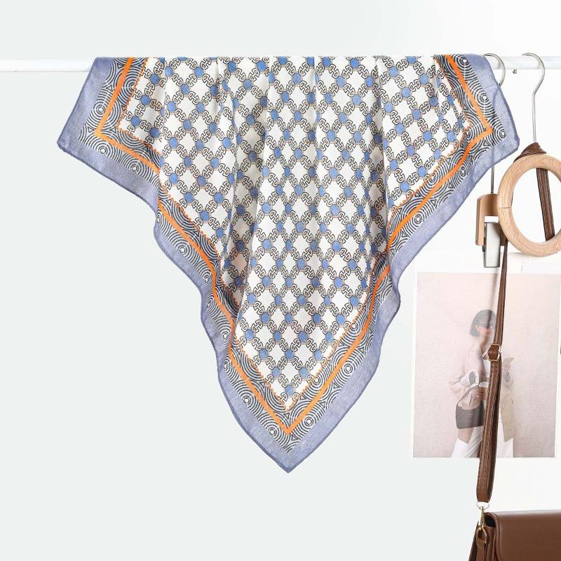 New herringbone pattern small square scarf femininity versatile decorative professional small square scarf autumn and winter warm scarf batch