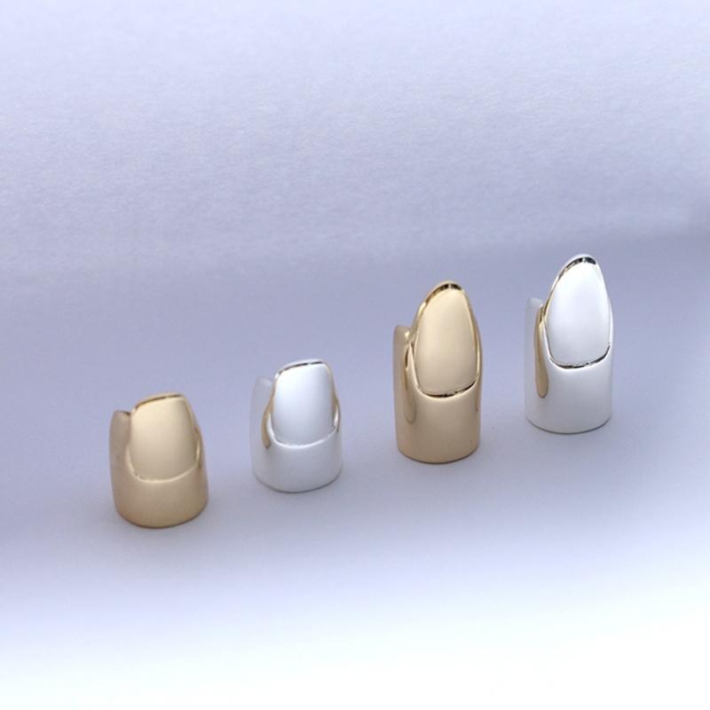 Koreanischer Niedlicher Cartoon Nagelabdeckring für Damen Gold Silber Ringe Mode Neuheit Nische Hochwertiger Sinn Offener Fingerring