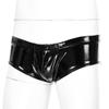 Men Low Rise Bikini Briefs Swim Trunks Metallic Shiny Bulge Pouch Panties Underwear Hot Pants