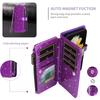ASUWISH For Samsung Galaxy A05 4G Case 10 Card Holder Glitter Leather Phone Cover with Crossbody Strap
