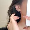 Versatile Heart Ear Cuff for Women: Wear Without Piercing, Sleep Friendly, Elegant Peach Heart Design