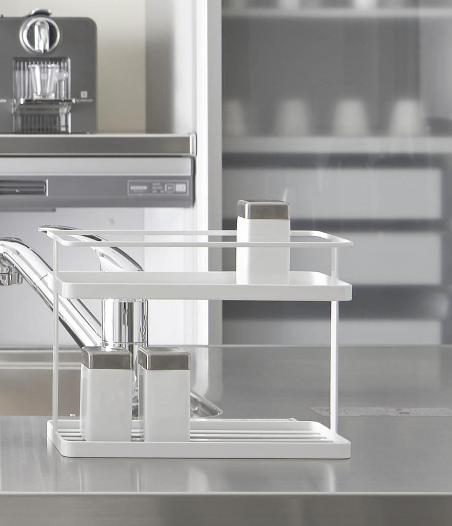Yamazaki Jitsugyo Kitchen Stand White W28 X D12 X H21cm Tower 6777 Approx.