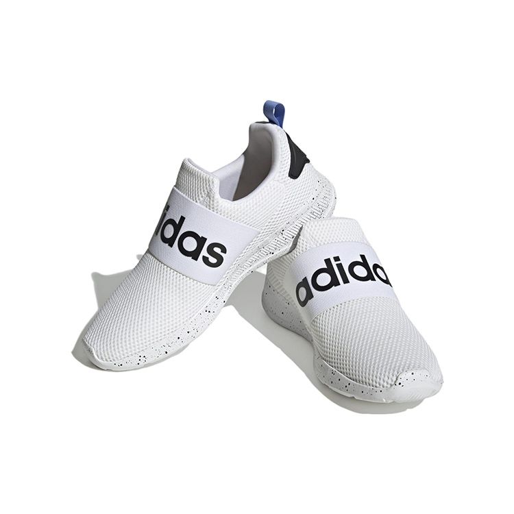Adidas Neo Lite Racer Adapt 4.0 Comfortable Versatile Slip-Resistant Durable Lightweight Low-Top Casual Shoes Men Sneaker White HR0349