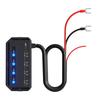 12V 4 Way e  Block with LED Indicator 4 Circuit 20A  Box Holder Block Panel for Auto Car Boat Truck