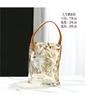 Handbag Original Color Glass Vase Hydroponic Fresh Flowers Fish Tank Flower Arrangement Living Room Dining Table Decoration