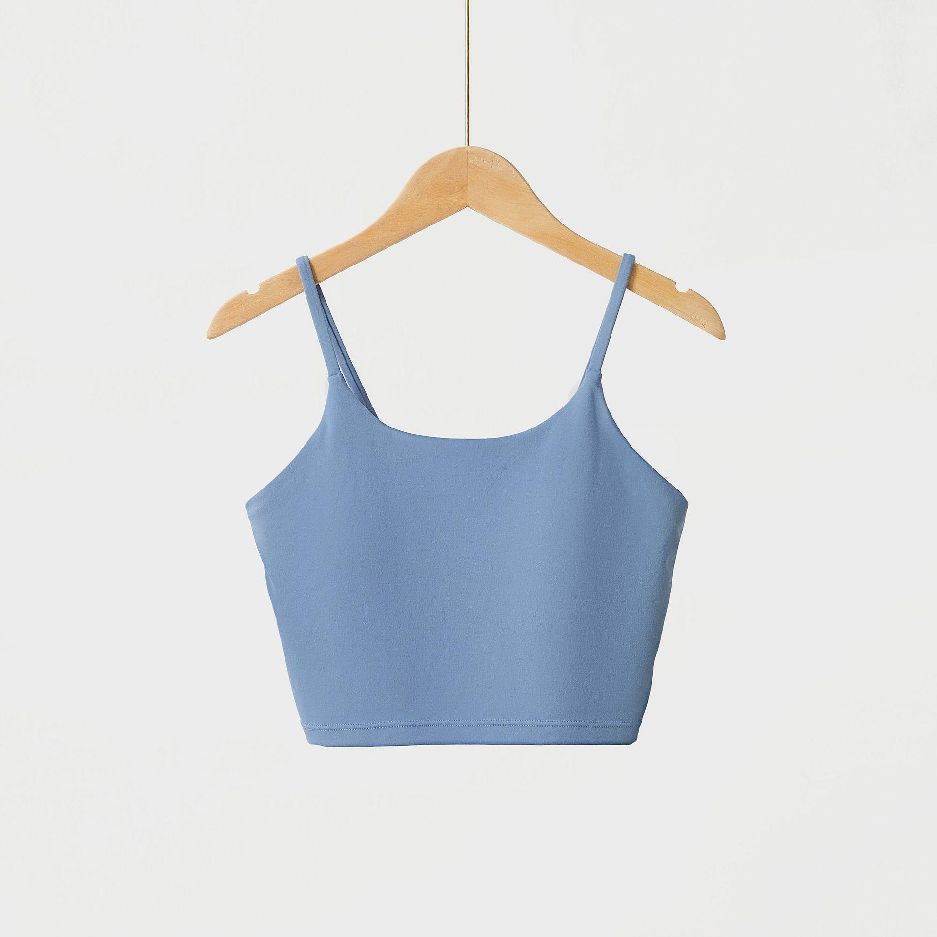 

Женский летний тонкий спортивный бюстгальтер - Ударопрочный, Стильный дизайн спины, Жилет для бега и йоги M (95-105 jin)