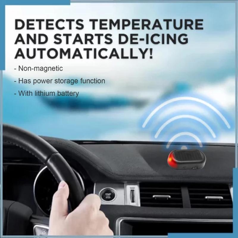 Car Interior Ice Inhibitor Device Maintains Active Surfaces State Through Frequency Resonance Suitable For Sedans SUVs And Trucks