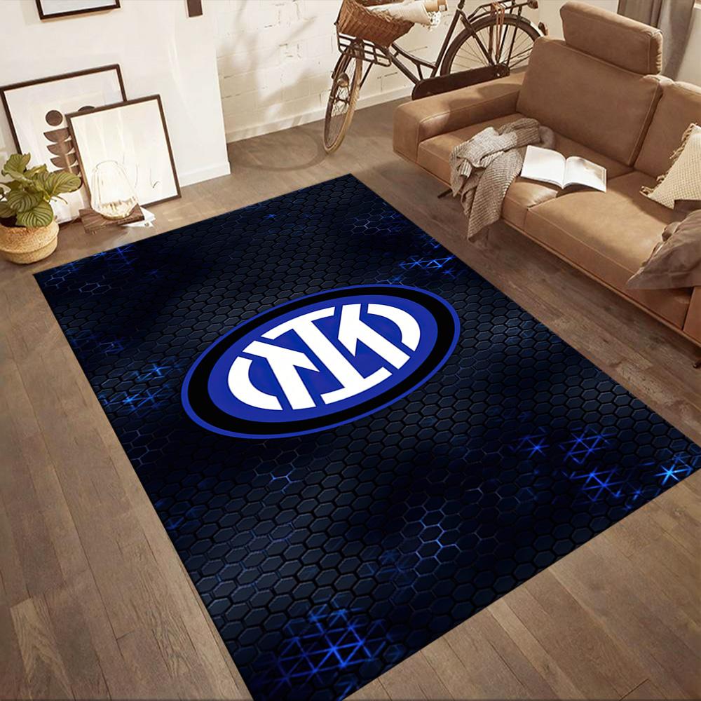 Inter Milan Floor Rug Office Rug Suitable For Hallway Dining Room Decorate Room Dormitory Antislip Carpet Office Home Decor