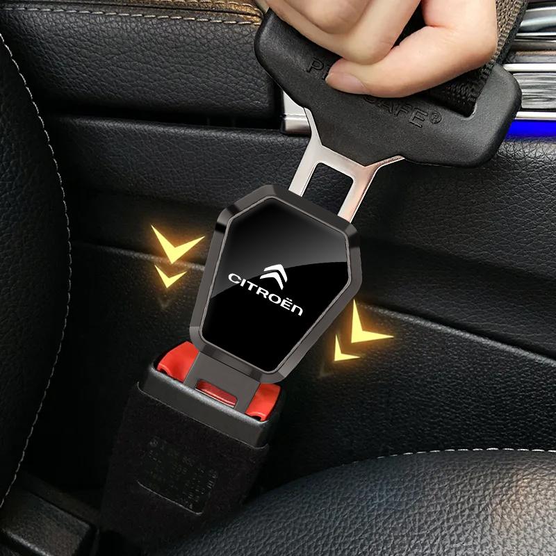 Car Seat Belt Buckle Plug Auto Safety Strap Extension For Citroen C4 C3 C5 C5X e-C4 X e-C3 C-Elysee Berlingo C1 C6 C2 C-Crosser