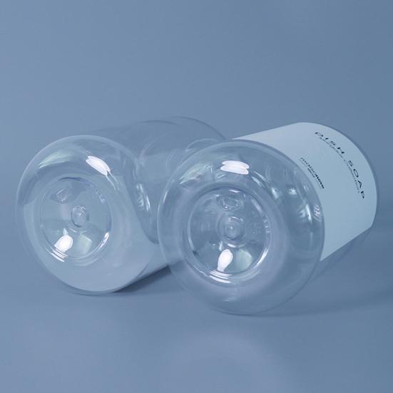 500ml Soap Dispenser Clear Refillable Plastic Pump Press Shampoo Dispenser Bottle Bathroom Accessories