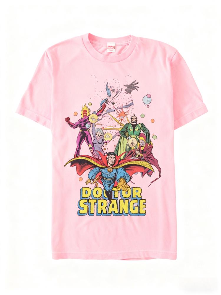 Marvel Genuine New High Quality Doctor Strange Classic Comic Print Unisexs and Womens Short Sleeve Plus Size Casual TShirts