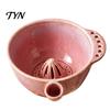 Ceramic Fruit Washing Bowl Berry with Detachable Juicing Cone &Drain Rack,Self Rinsing Drainage Basket for Produce Kitchen Countertop, Multifunctional