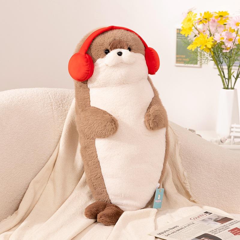 

New Sea Otter Seal Series Marine Animal Doll Push Pillow Plush Toy Sofa Pillow Bathroom Cushion Doll See Details