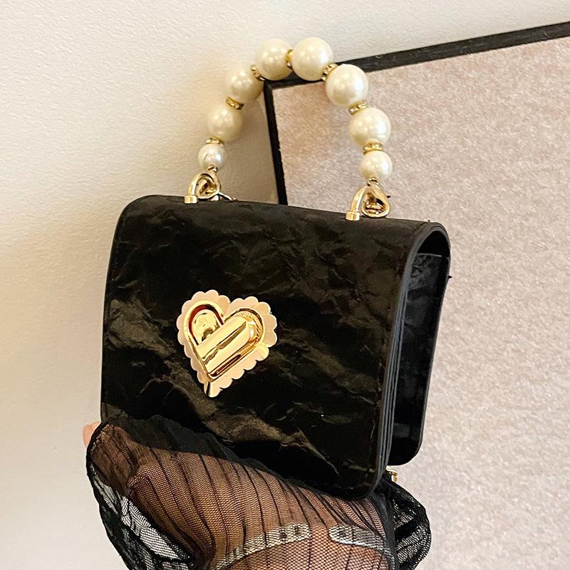 

Niche Ins Высокоточная модная сумка для женщин, осенняя, новая, жемчужного дизайна, мини-сумка через плечо