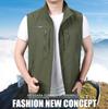 Men's Quick-Dry Multi-Pocket Waistcoat for Spring to Autumn