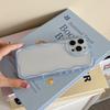 Transparent Candy Color Wave Case for For Iphone 16 1 14 Pro Max Plus 13 12 11 Curly Border Clear Soft Ultra Slim Shockproof Cover