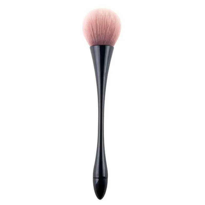 Rose Gold Goblet Makeup Brush: Soft, Loose Powder & Blush Tool for a Flawless Finish