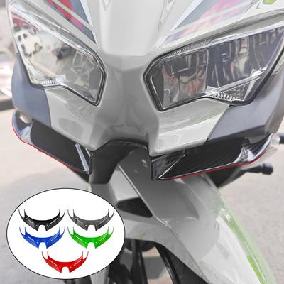 Motorcycle Front Wing For KAWASAKI Ninja250 NINJA400 2018-2026 Fairing Winglets Aerodynamic Mouth Shell Cover Protection Guards