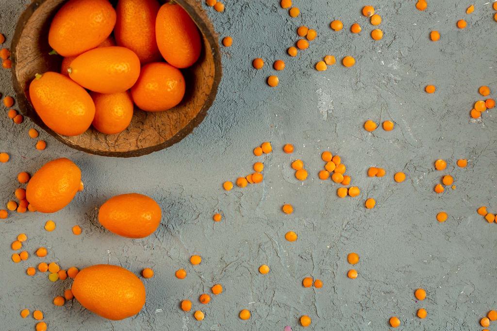 Kumkwat żółty liofilizowany połówki - 50g Kumquat owoc