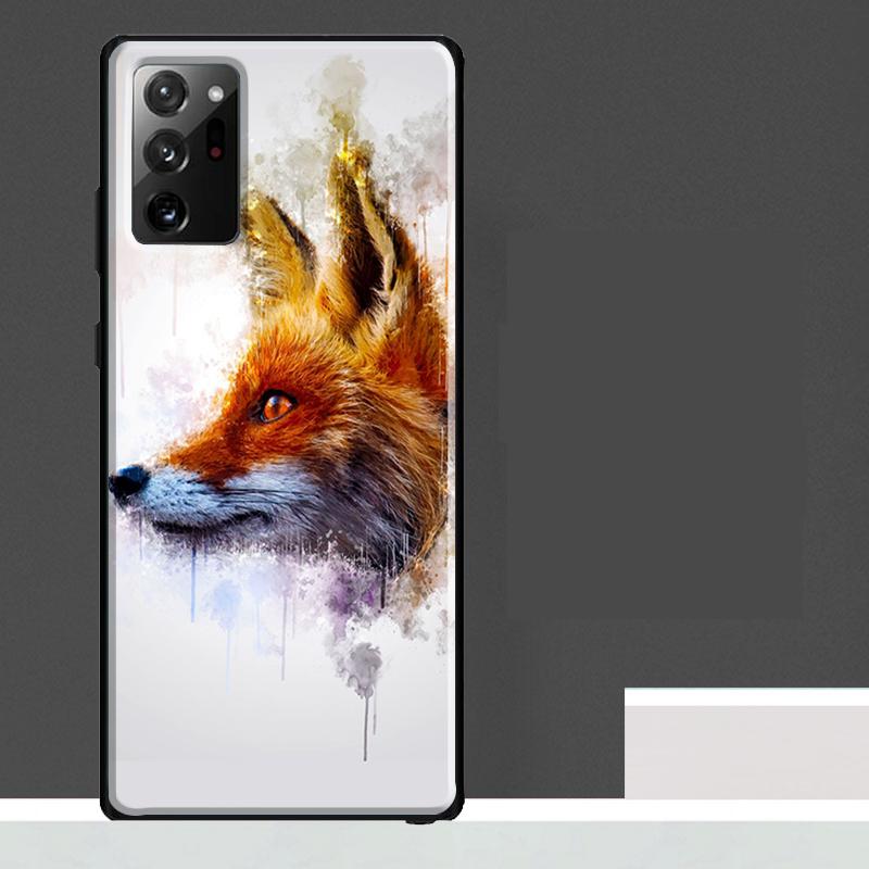 

Funny Red Fox Animal Case For Samsung Galaxy S24 Ultra S23 S22 S21 S25 Ultra S9 S10 S20 Plus S25 FE Phone Cover Galaxy S21 FE