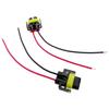 2 Pcs Car Headlight H8 H9 H11 Wire Connector Cable Plug Adapter Wiring Harness Small Line Fit For Fog Lamp Bulb Socket 12V