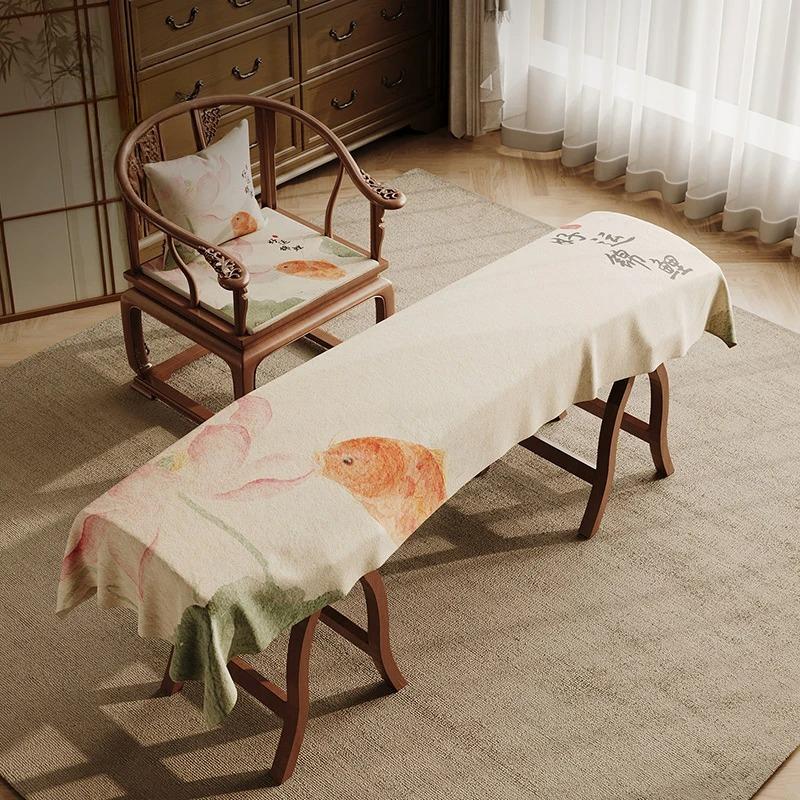 Lotus Pattern Zither Covers Chinese Style Guzheng Dust Cover Piano Ethnic Instrument Universal Protector Zither Accessories