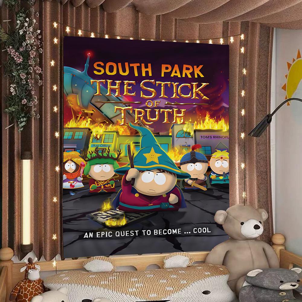 CartoonSouthparkS Cartoon Tapestry Wall Hanging Decoration Household Home Decor