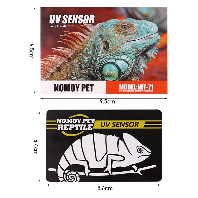 

Тест-картки UVB для рептилій Лампа UVB Тест-картка УФ Ефективні тести на життєдіяльність Вимірювання Аналіз Багаторазові інструменти Детектор УФ-лічильника