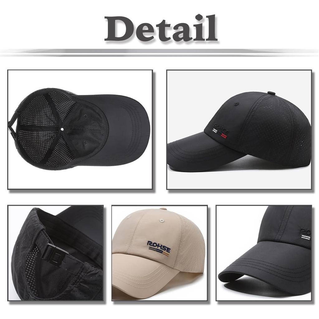 Sun CZA083 [White Fang] Kappe, Frühling/Sommer, Hut, Schirmmütze, Schutz, Sport, Freizeit, Schlicht, Herren, Damen, (Schwarz)