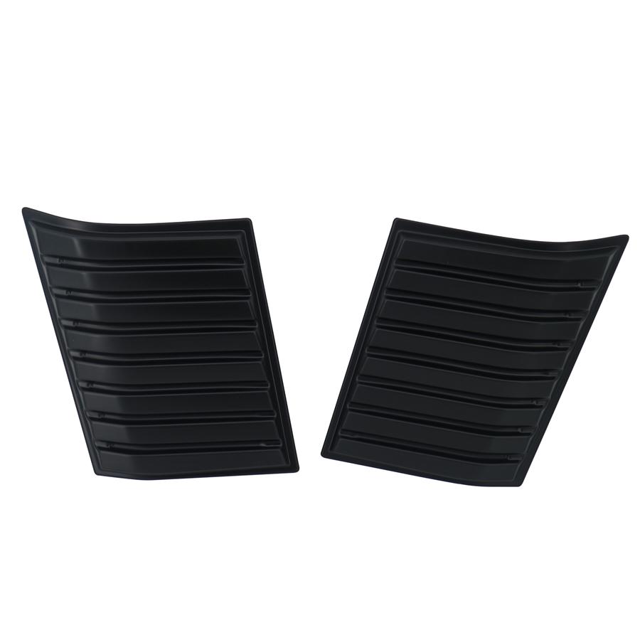 2PCS Side Air Vent Bonnet Hood Cover Trim For Ford Ranger 2012-2022 ABS Plastic