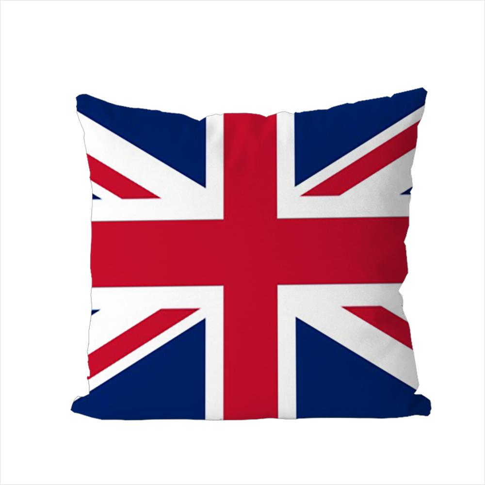 Flag Pillow Case For Car Sofa Decorative Home Doublesided Print Plush Square Throw Pillow Cushion Cover