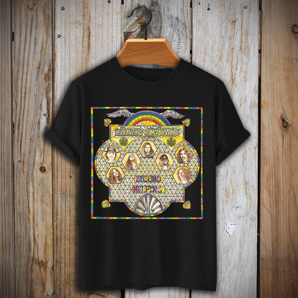 Vintage Second Helping Rock Lynyrd Skynyrd Gary Rossington Rickey Medlocke Shirt Unisex T-Shirt XXXL