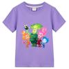100% Cotton New Children Clothing Girls Russian Cartoon The Fixies T Shirt Funny Baby Boys Summer Tops Short Sleeve Kids T-shirt