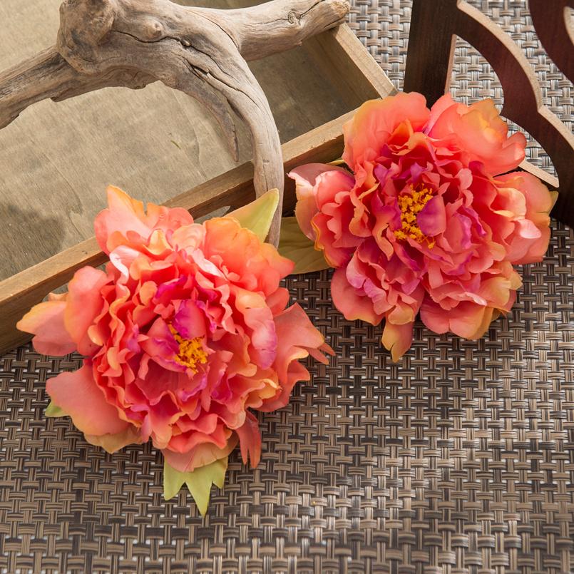 

5/10pcs Artificial Flowers Silk Peony Festival Decora Home Room Wedding Bridal Accessories Clearance Stamen Garland Diy Gift Box 5 pcs червоний