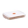 9*12" 1 Tier Stackable Food Storage Containers Clear Baked Goods Container with Lid, Airtight Cookie Carrier for Muffins Macarons, Dessert Carrier