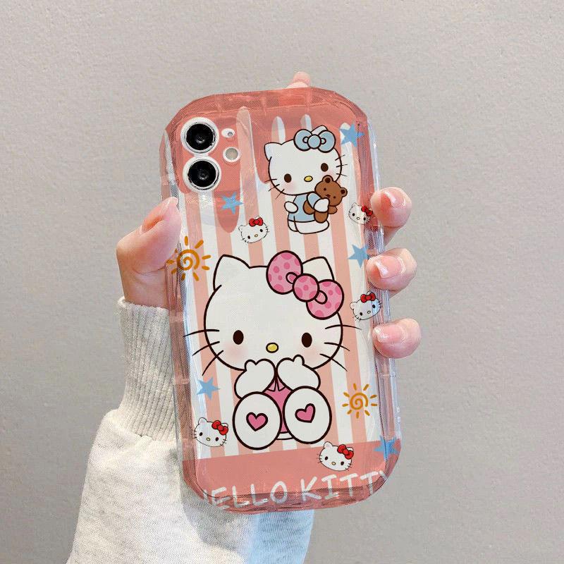 Cover For OPPO Realme C85 PRO C83 16 15 Pro 14 5G 5 5i C67 C63 C65 C21Y C35 5G  Y2K Hello Kitty Sanrio Kuromi Pom Pom Purin Case