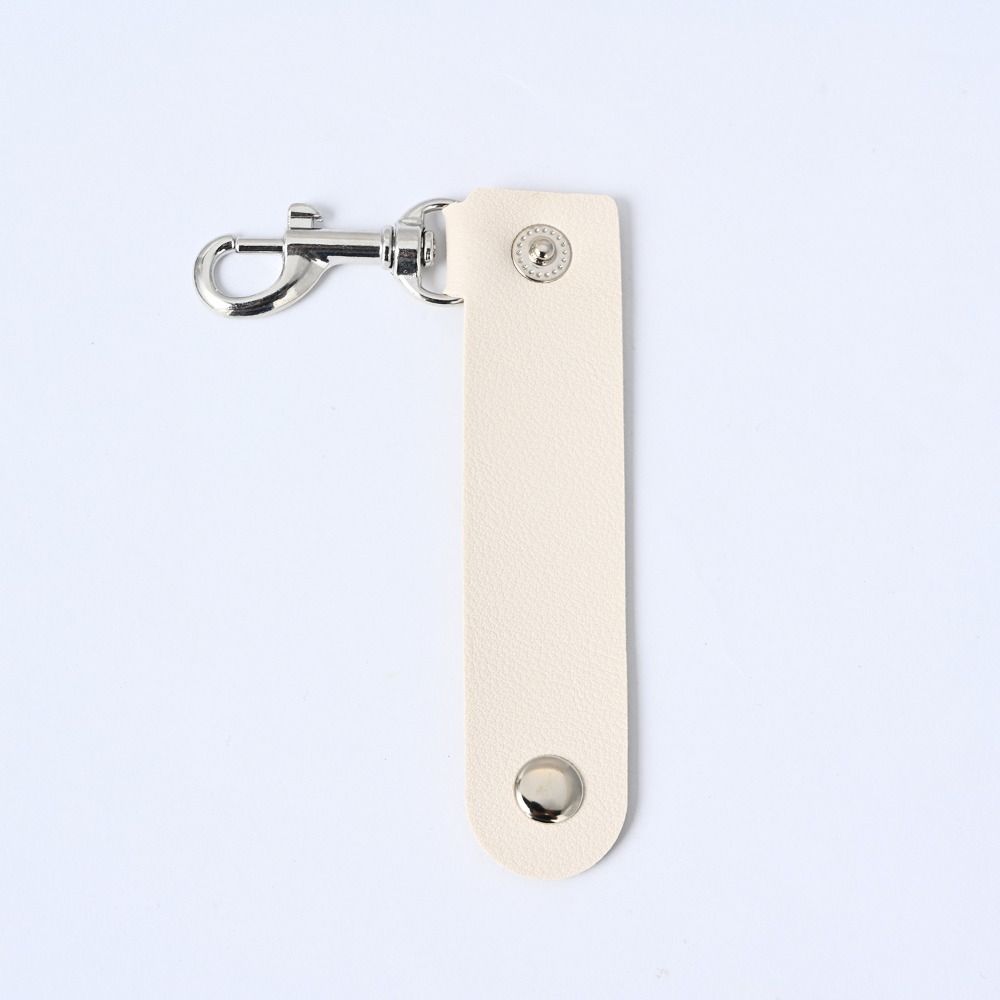 Fashion PU Leather Keychain Simple Waist Wallet Keyrings Car Key Strap Men Women