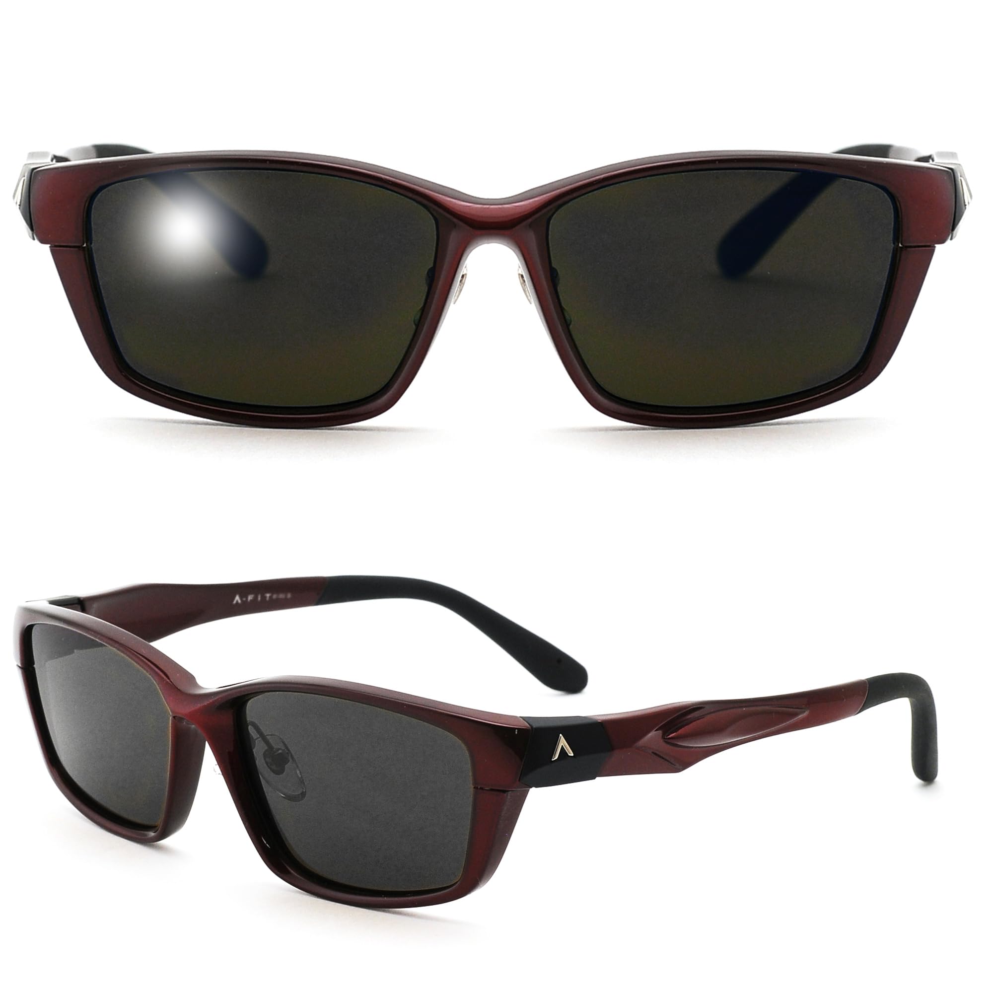 

Polarized Sunglasses for and Outdoor UV Polarized Smoke A-Fit Men s Driving, Golf, Activities, Protection, Red/Black, Lens, AF-002PSM-C3