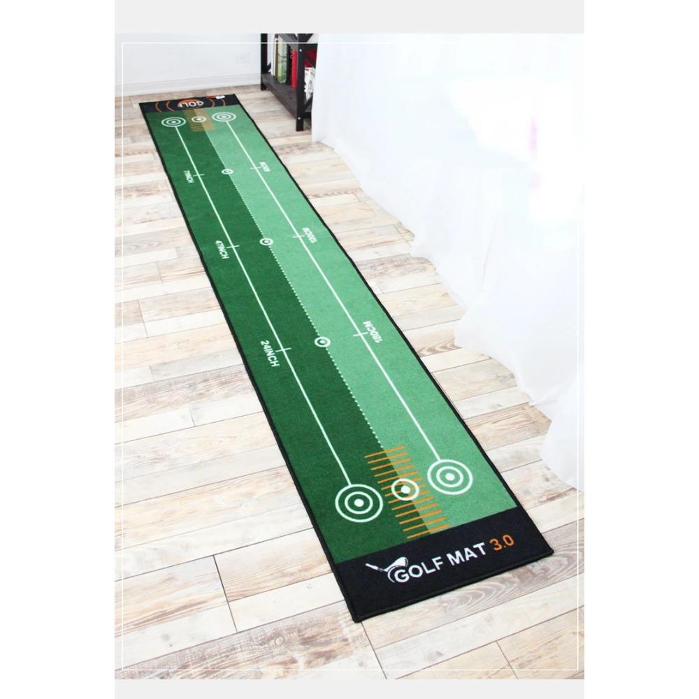 BEPAN Portable Carpet Indoor Office Home Golf Putter Practice Carpet Trainer Strike Pad Golf Mat Golf Green Trainer