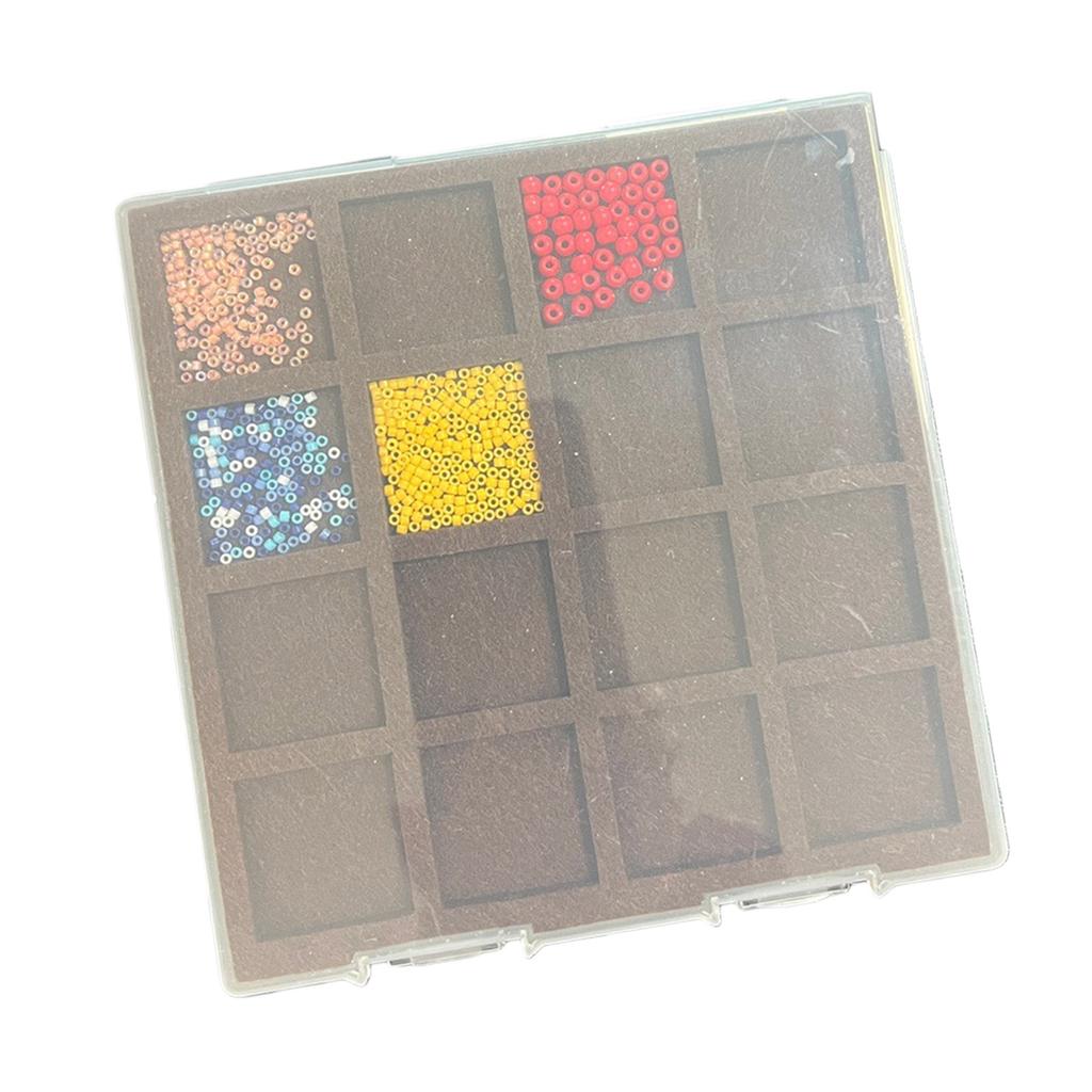Plastic Bead Organizers With 9 Protective Felt Section Portable Designs For Jewelry Making Supplies Storage