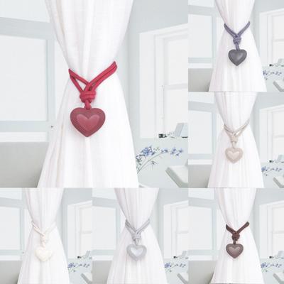 Stylish Heart Window Curtain Tie Rope Tieback Holder Bedroom Home Decoration