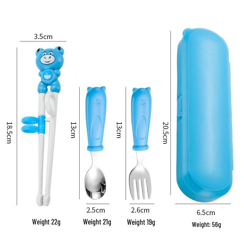 Ruhan Kids  316 Stainless Steel Learning Tableware Set