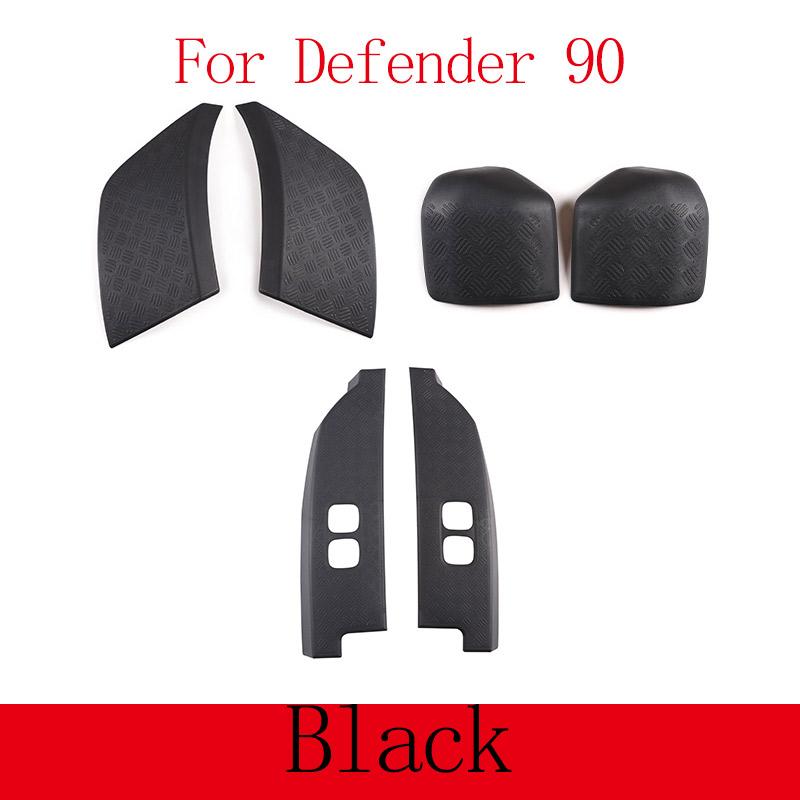 

For Land Rover Defender 90 110 2020-2026 Car Rearview Mirror Cover Front Rear Bumper Side Scratch Guard Protection Board Guard