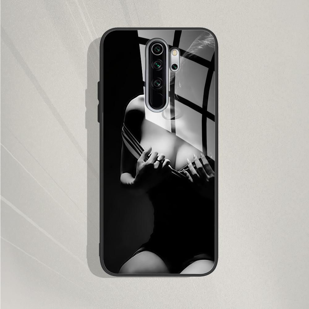 For Xiaomi Redmi Note 8 Pro Case Tempered Glass Pattern Silicone Cover Phone Cases For Redmi Note 8 Note8 Note 8T 8 t Fundas