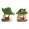 Decorative Aquarium Mushroom House Realistic Simulation Fish Mushroom Shelter Resin Shrimp Hideout for Hermit Crab Shrimp